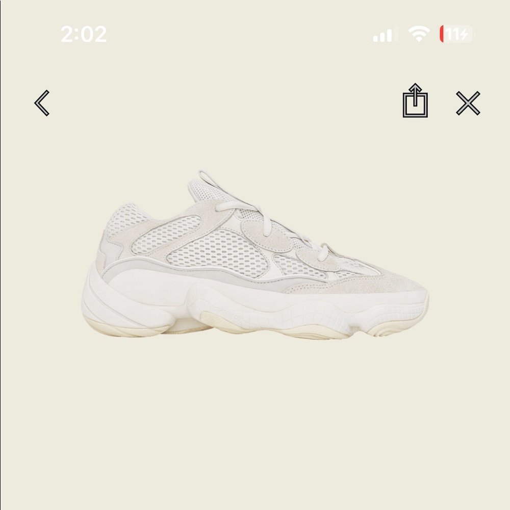 Yeezy 500 Bone White